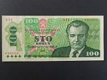 100 Kčs 1989 s. A 35, vzácně se vyskytující vysoká série