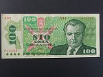 100 Kčs 1989 s. A 32, vzácně se vyskytující vysoká série