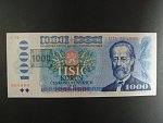 1000 Kč 1985 s. U 14, kolek tištěný, Baj. CZ 3b, Pi. 3