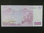 500 Euro 2002 s.X, Německo, podpis Jeana-Clauda Tricheta, R011 tiskárna Bundesdruckerei, Německo