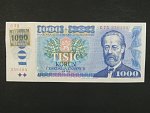 1000 Kč 1985/1993 série C 75, kolek lepený