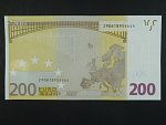 200 Euro 2002 s.Z, Belgie, podpis Mario Draghi, T002 tiskárna Belgie