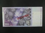 1000 Sk 1.8.2007 serie P 00000000, anulát číslo 0696 s přetiskem VZOR, Ba. SK15d