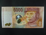 5000 Sk 10.5.1999 serie H 00000000, anulát číslo 0696 s přetiskem VZOR, Baj. SK 14a, Pi. 33s