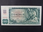100 Sk/Kčs 1961 s. T 46, kolkovaná, Ba. SK 3b2, Pi. 17