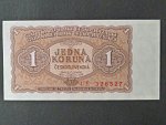 1 Kčs 1953 série UE, tiskárna STC Praha
