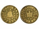 J.K. - soutěž O poklad svaté Anežky České, Sign., punc, Au 0,987, 31mm, 14,8g, číslovaná 196