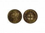 Itálie, Umberto I. - 20 Lire 1880