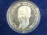 Ag medaile - In memoriam Roi Baudouin, Ag 0,925, 11,5 g, průměr 30mm, náklad 7500ks, certifikát, etue