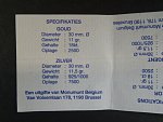 Ag medaile - Albert - Paola Roi et Reine des belges, Ag 0,925, 11,5 g, průměr 30mm, náklad 7500ks, certifikát, etue