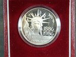 100 Frank 1986, Ag 0,999, 15g, průměr 31mm, certifikát, etue
