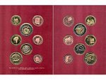 kompletní sada zkušebních ražeb mincí Česká Republika