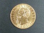 Itálie, Vittorio Emanuele II. - 20 Lire 1863