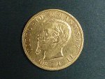 Itálie, Vittorio Emanuele II. - 20 Lire 1874