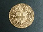 Švýcarsko - 20 Frank 1901 B, 6,451g, Au 0.900