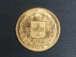 Švýcarsko - 20 Frank 1896 B, 6,451g, Au 0.900