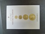 Jubilejní Svatováclavské dukáty 2015 - 1 + 2+ 5 + 10 Dukát prvoražba návrhu Josefa Šejnosty z r. 1923, odvědčení o ryzosti z Puncovního úřadu, Au 986, 62,83g, limit 100ks číslovaných, č. 60
