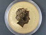 100 Dollars - 1 Oz (31,1050g)  Au - Rok psa 2006, kvalita proof,  etue