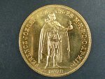 100 Korun 1908 K.B. uherská - novoražba