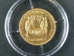 2000, Česká mincovna, zlatá medaile Octavian Augustus - mince z roku 0, Au 0,999, 6,22g, náklad 500 ks, etue