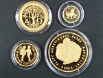 2003, Česká mincovna, Dukátová řada České Republiky 1, 2, 5, 10 dukát 2003, Au 999,9,  náklad 300ks, 57,55 g