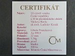 2003, Česká mincovna, zlatá medaile Václav Havel 10.let ČR, Au 0,999,9, 7,78g, náklad 500 ks, etue, certifikát