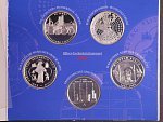 Německo, sada 5 ks.10 EUR 2007