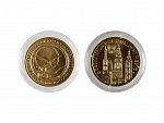 2004, Česká mincovna, V.Oppl/F.Doubek - zlatá medaile s motivem 20 Kč 2000, Au 0,999, 15,56g (1/2 UNZ), průměr 26mm, náklad 500 ks