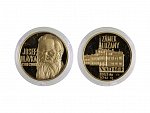 2008, Česká mincovna, Zbyněk Fojtů - zlatá medaile Josef Hlávka, Au 0,999, 15,56g (1/2 UNZ), průměr 28mm, náklad 200 ks číslovaná na hraně č. 152, etue, certifikát