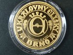 2007, pamětní 5ti dukátová medaile U královny Elišky, Au 999,9, 15,56g, číslovaná č.69, náklad 70ks, etue, certifikát
