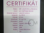 2005, Česká mincovna, Karel Zeman / L.Lietava - pamětní medaile 200. výročí bitvy u Slavkova, Au 999,9, 31,1g, náklad 200ks číslovaných (číslo 125), etue, certifikát