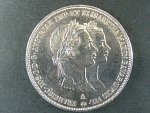Tolar 1854 A na sňatek Františka Josefa I. a Alžběty