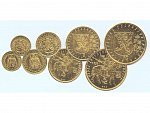 Sada zlatých dukátů , 1,2,5,10 Dukát 1934