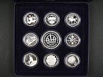 Sada stříbrných pamětních mincí 1998 s motivem historické mince Austrálie