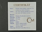 2000, pamětní medaile s motivem 10 haléřů, Au 999,9, 5g, náklad 500ks, certifikát, kvalita proof