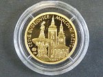 2001, pamětní medaile s motivem 20 haléřů, Au 999,9, 5g, náklad 500ks, certifikát, kvalita proof