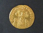 Byzanc, Constans II., 641 - 678 AD - Solidus, mincovna Constantinopolis, 4,48g