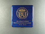 2018, Mincovňa Kremnica, Au medaile Jsem ražen z českého kovu - k 100.výročí vzniku Československé republiky 1918 - 2018 , 2 Dukát, etue, certifikát, osvědčení o ryzosti, č. 128, náklad 228ks