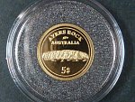 5 Dollars 2006 Ayerská skála, Au 585/1000, 1,25g, průměr 13,92 mm, certifikát