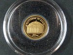 20 Vatu 2009 - Pantheon in Roma,  Au 0,999, 0,5g, náklad 10.000 ks, průměr 11 mm, KM 60, certifikát