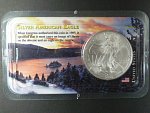 1 $ 2001 Liberty, 1 OZ Ag, dárkové balení