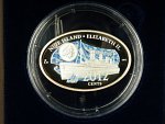 10 Dollars 2012 100.let od zkázy Titaniku - kolorovaná, Ag 999, 31,1g, náklad 2012 ks, etue, certifikát,