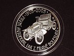 200 Kč 2005 100.výročí výroby prvního automobilu v Mladé Boleslavi