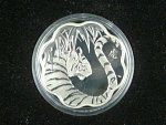 15 Dollars 2010 Lunární kalendář - Rok tygra, 26,29g  Ag 925