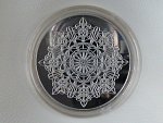pamětní medaile 2012 Medailon Krajka, 1 OZ Ag 999, 31,1 g, náklad 999 ks, etue, certifikát