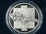 pamětní medaile 2018 Vznik Československa, 1 OZ Ag 999, 31,1 g, náklad 1000 ks, etue, certifikát