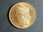 Švýcarsko - 20 Frank 1886, 6,451g, Au 0.900