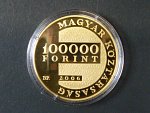 100.000 Forint 2006, Au 0,986, 20,95g, náklad 5000ks