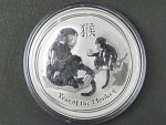 1 Dollars - 1 Oz (31,1050g)  Ag - Rok opice 2016, kvalita proof, Ag 999/1000, etue