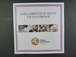 sada 2013 proof v dřevěné etui + Ag žeton, náklad 1000ks číslovaných sad